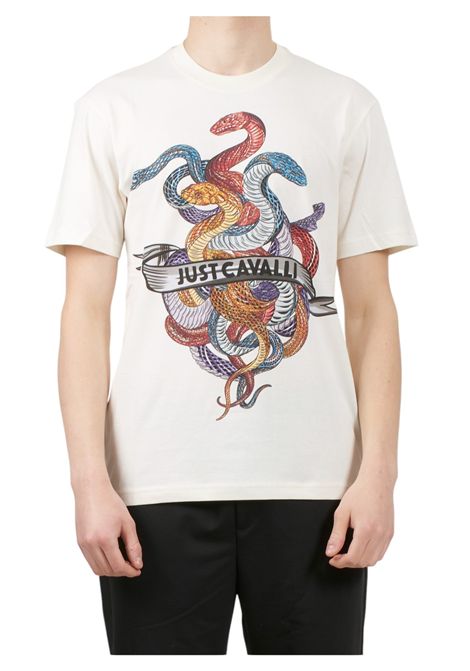 T-shirt con stampa grafica JUST CAVALLI | T-shirt | 78OAHT10 CJ500004